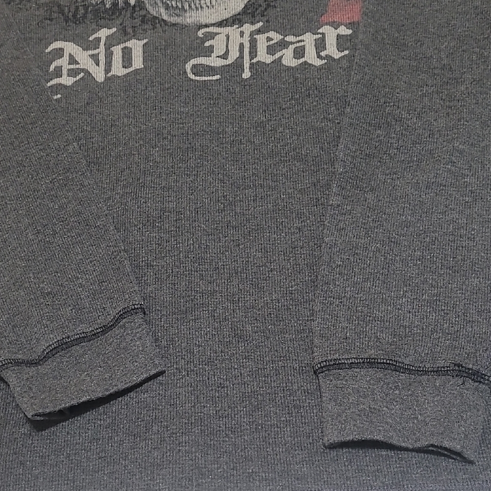 No Fear Gray Graphic Long Sleeve Sweatshirt Size XL. EUC - Picture 3 of 10